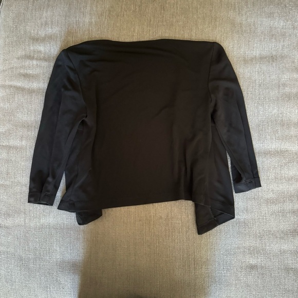 BCBG Max Azria Black Cropped Cardigan - Picture 4 of 4